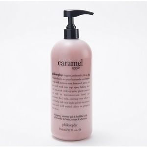 Philosophy Caramel Apple 32 fl.oz. Shampoo, Shower Gel and Bubble Bath!
